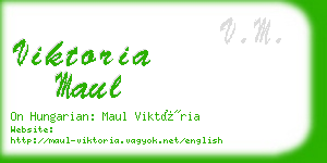 viktoria maul business card